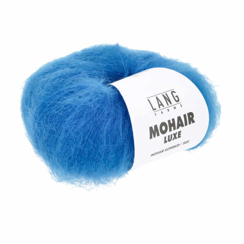 Lang Yarns Mohair Luxe Farbe 121 kobalt