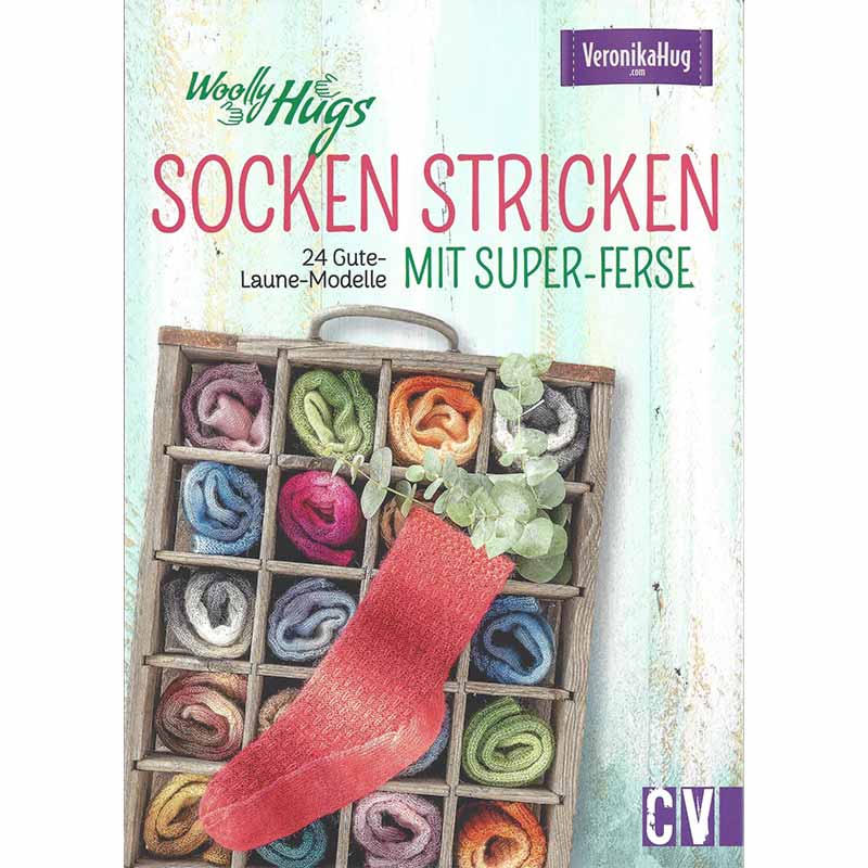 Woolly Hugs Socken stricken mit Super-Ferse (CV6602)