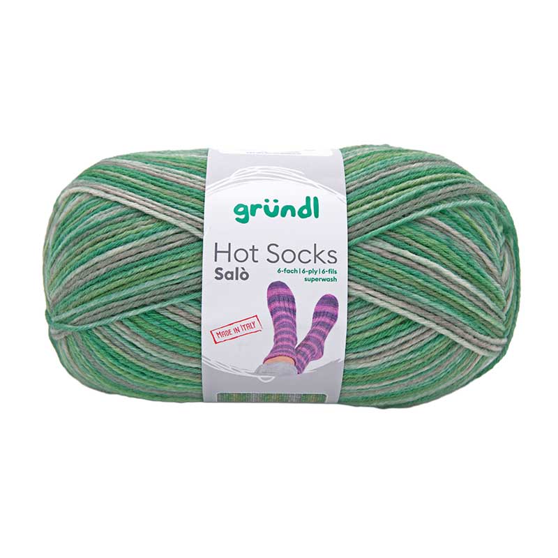 Gruendl Hot Socks Saló 6-fach Farbe 7