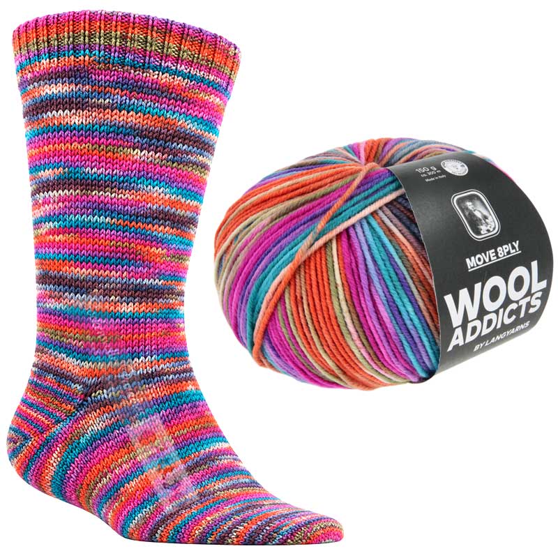 Lang Yarns Wooladdicts Move 8-fach Farbe 11