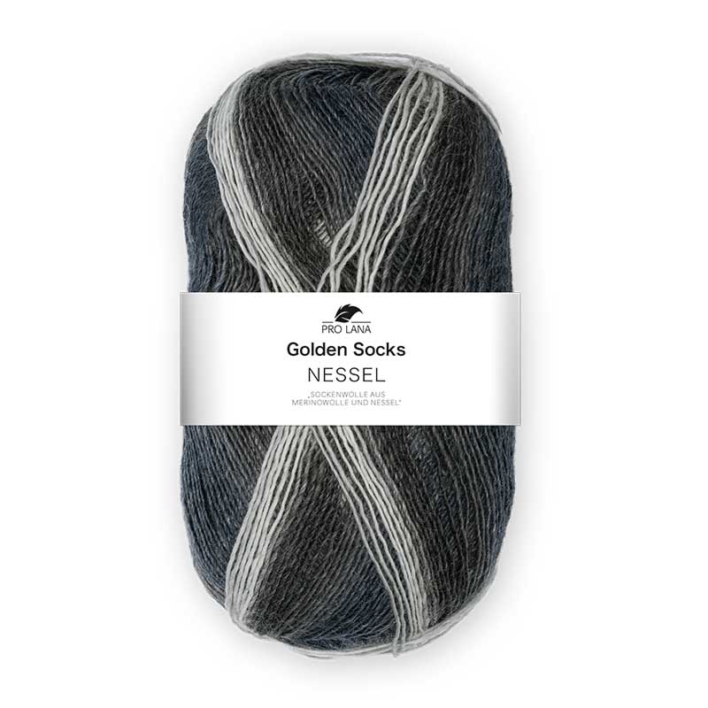 Golden Socks Nessel Farbe 82 grau-blau
