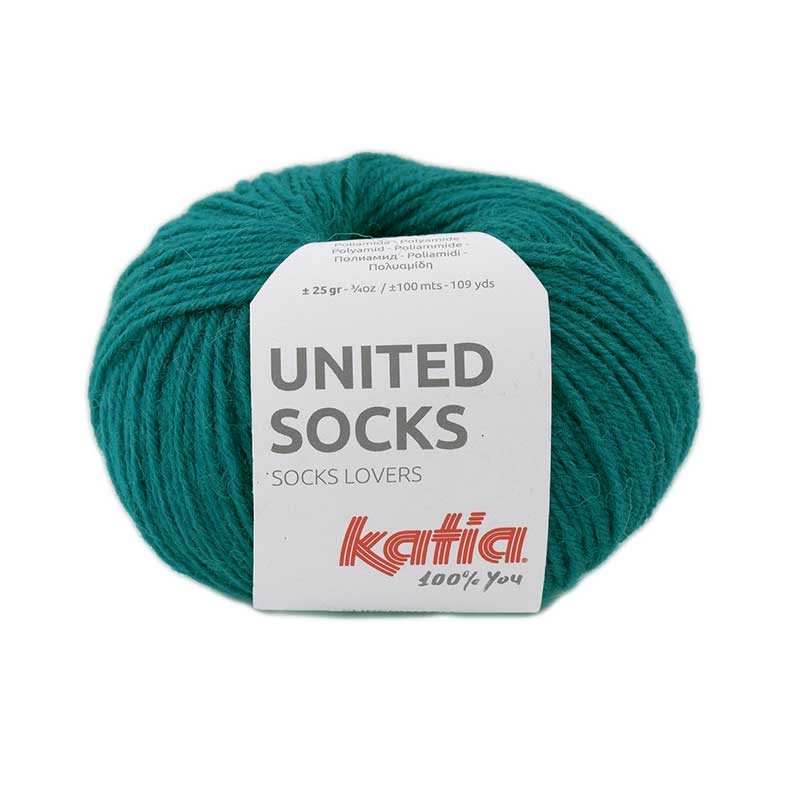 Katia United Socks Farbe 23 gruenblau