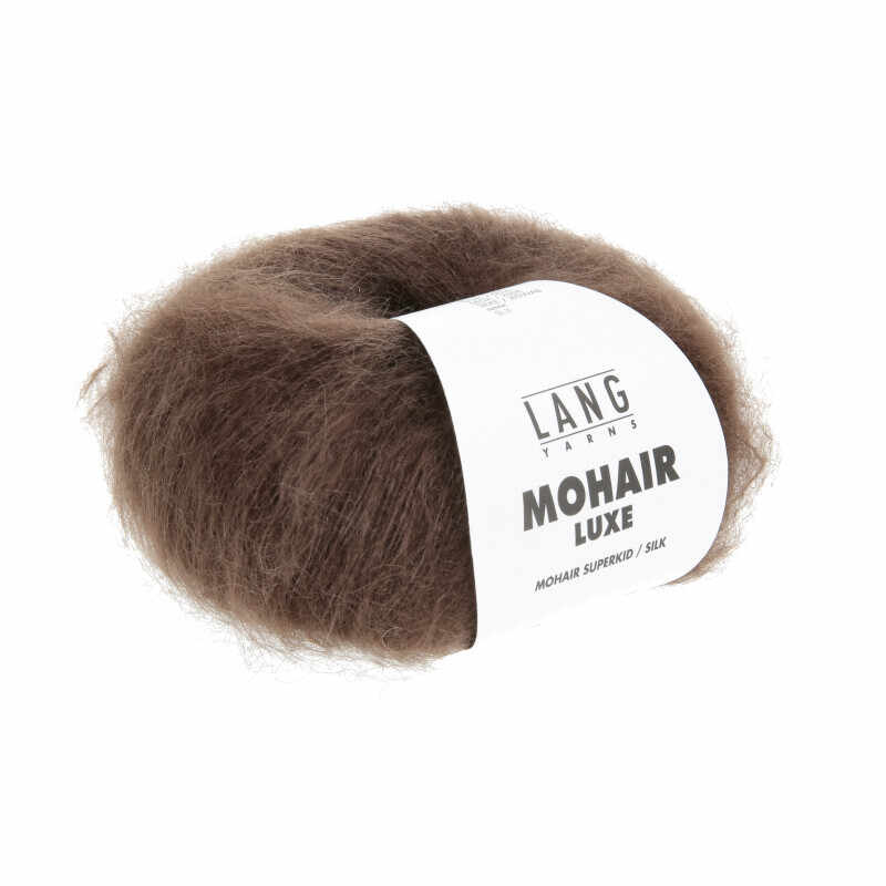 Lang Yarns Mohair Luxe Farbe 267 schokolade