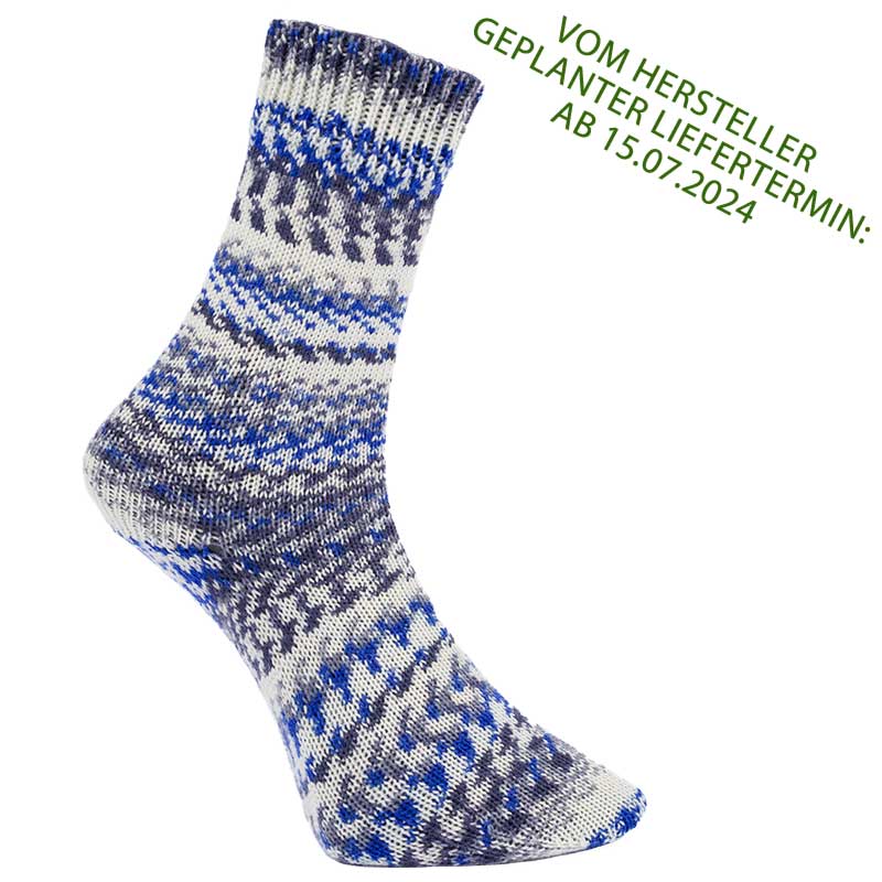 Pro Lana Golden Socks Fjord Socks Multicolor Farbe 483 blau grau