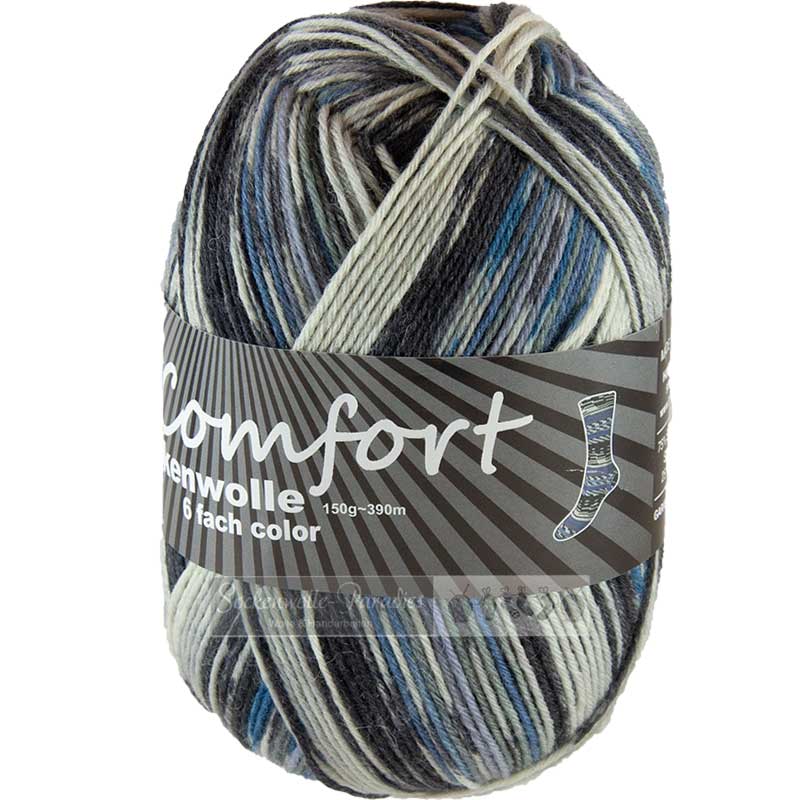 Comfort Sockenwolle Variety 6-fach Farbe 634-07