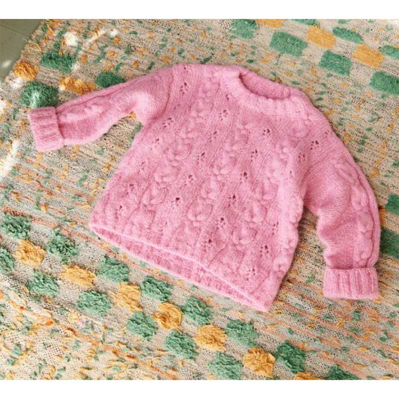 Sandnes Einzelanleitung 2605 Nr. 3 Junia Sweater Junior