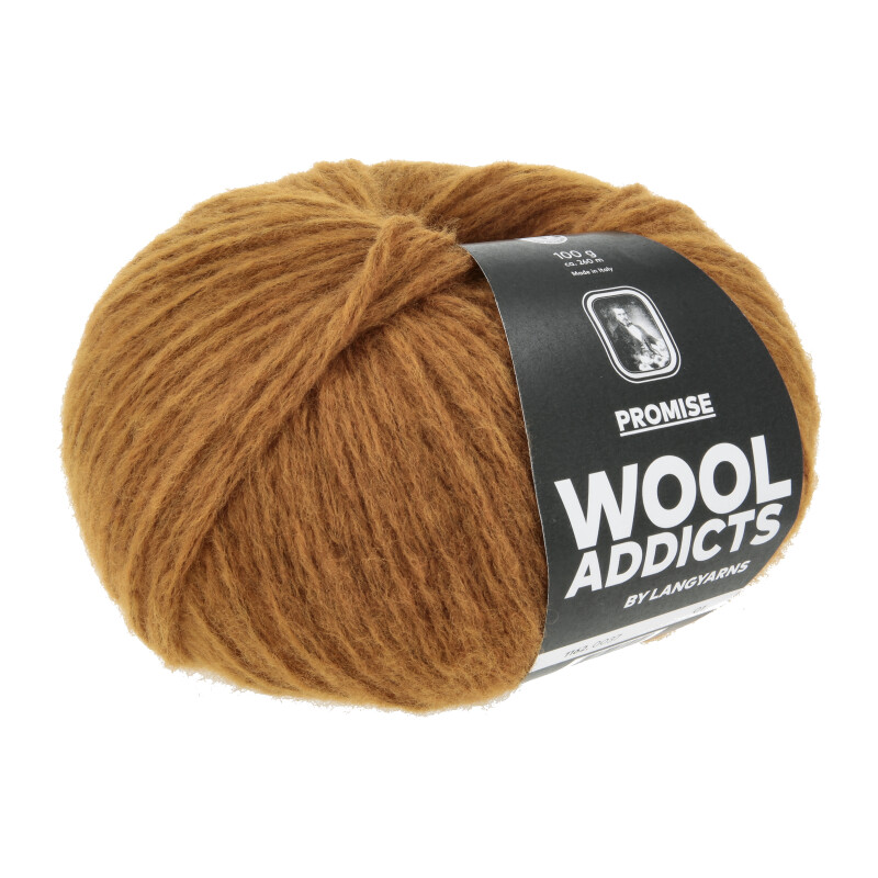 Lang Yarns Wooladdicts Promise Farbe 37 umber