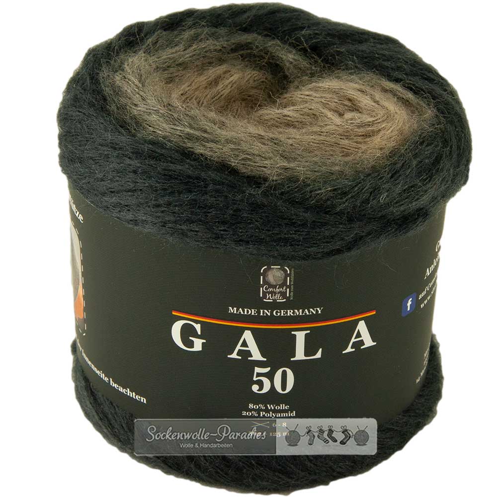 Comfort Studio Yarn Gala-50 Farbe 107 granit