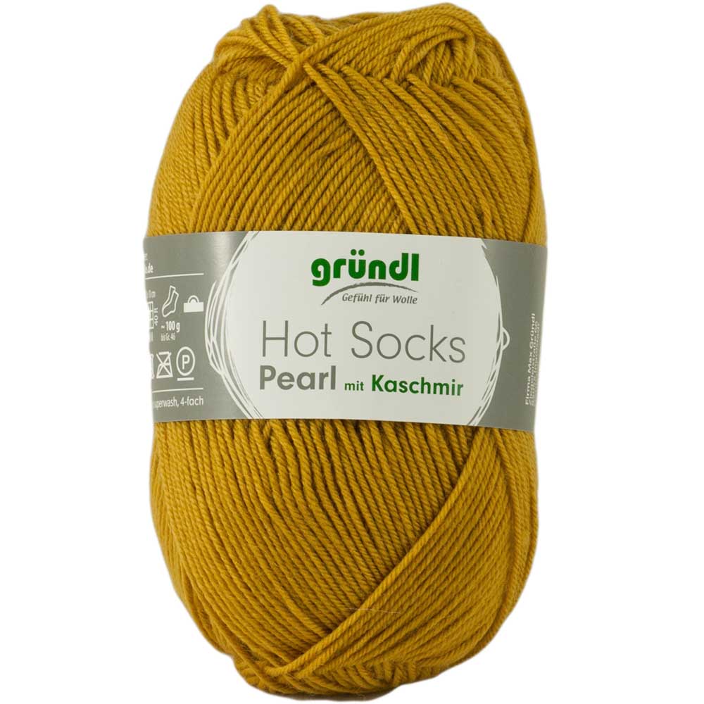 Gruendl Hot Socks Pearl Farbe 13 ocker