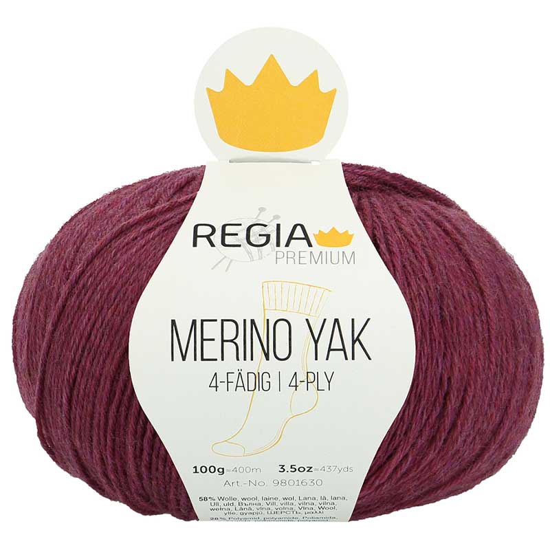 Regia Premium Merino Yak rapsberry meliert (07517)