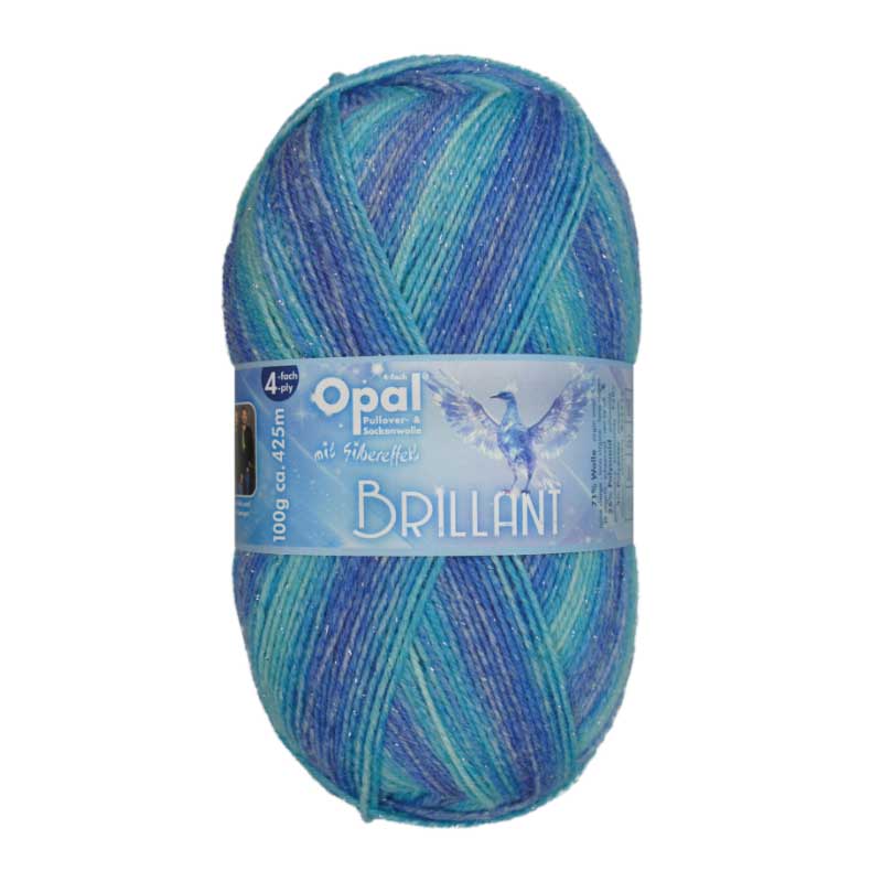 Opal Brillant - meerdurchrauschter Glitzerfaden (11761) 4-fach