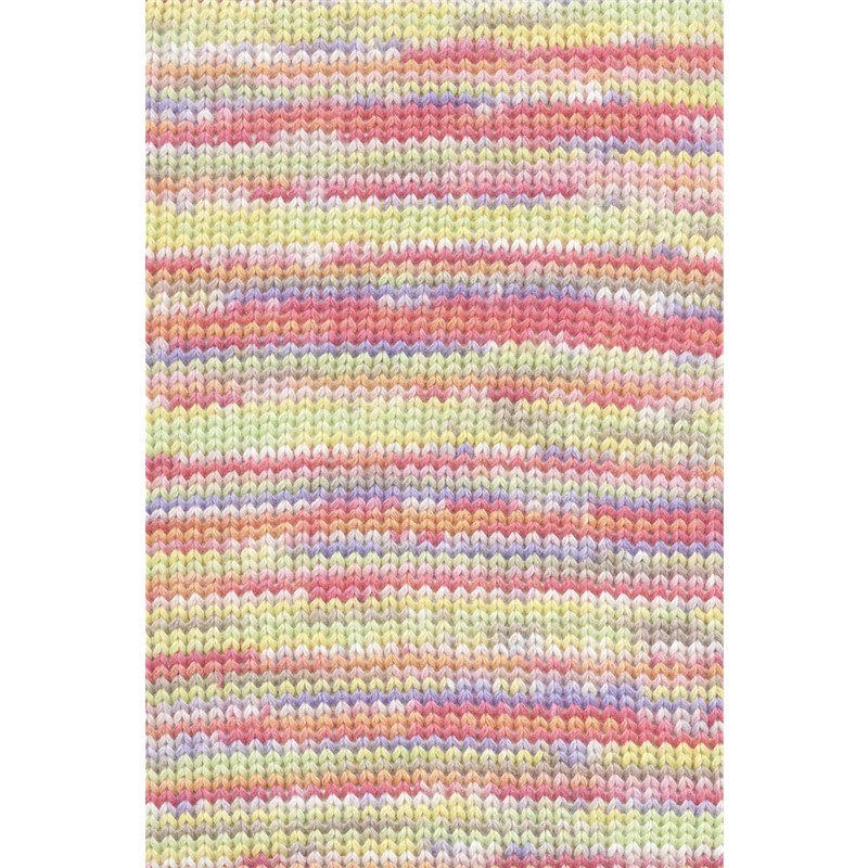 Lang Yarns Lisboa Farbe 1 gelb-lila-pink-grün