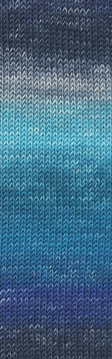Lang Yarns Merino 120 Dégradé Farbe 0005 blau