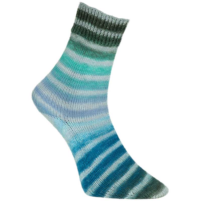 Woolly Hugs Paint Socks - 201 blau/türkis