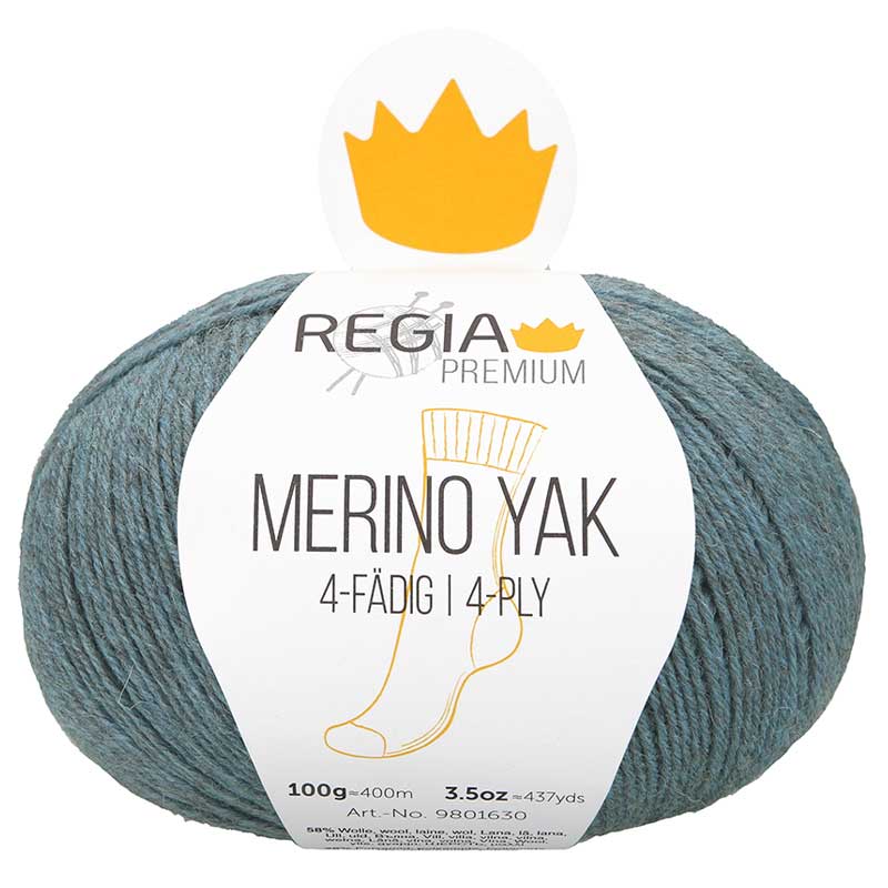 Regia Premium Merino Yak jeans meliert (07523)