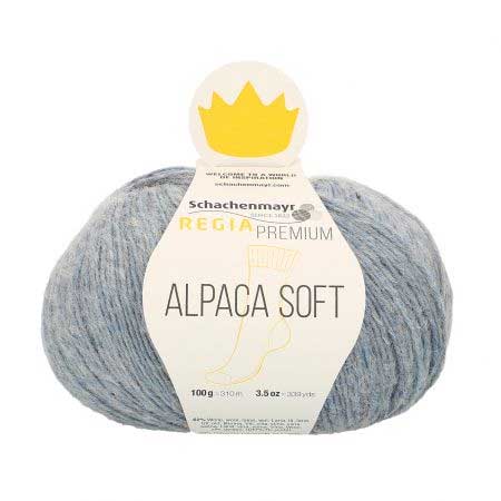 Regia Premium Alpaca Soft hellblau meliert (00050)