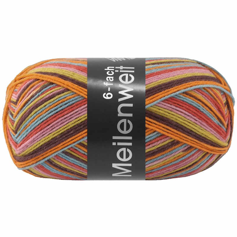 Lana Grossa Meilenweit 6-fach 150 Granita Farbe 9698