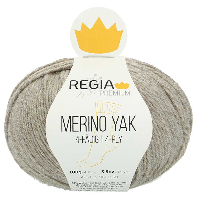 Regia Premium Merino Yak beige meliert (07510)