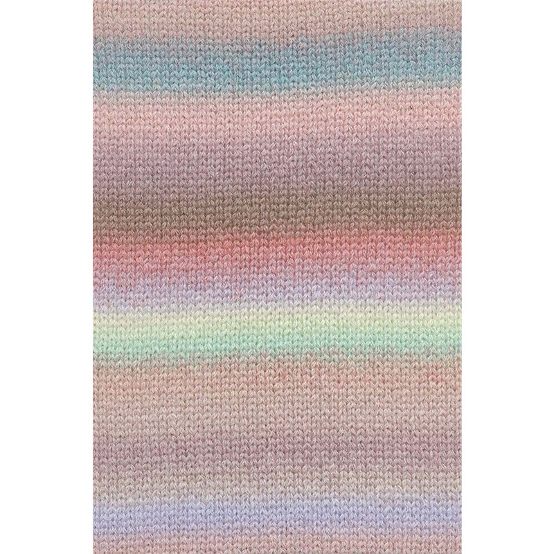 Lang Yarns Harmony Farbe 8 lachs-braun-grün-lila