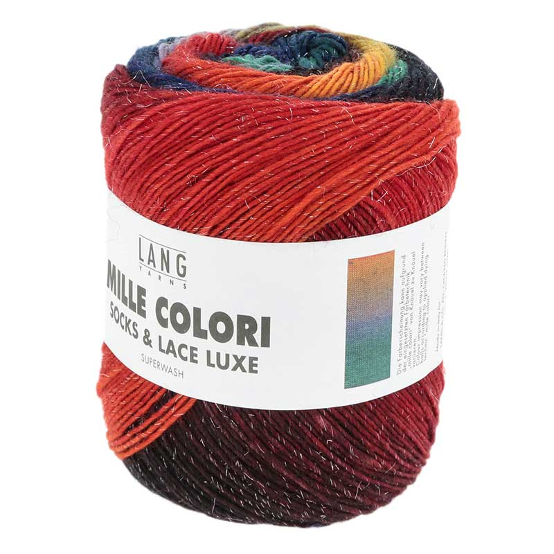 Lang Yarns Mille Colori Socks & Lace Luxe Farbe 208