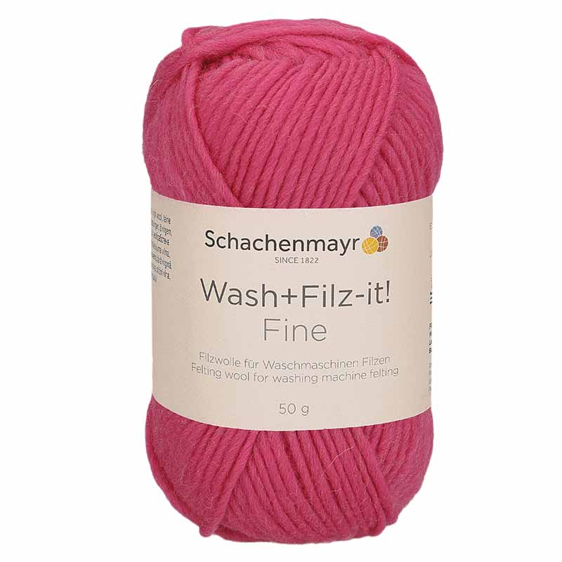 Schachenmayr Wash+Filz-it! Fine Farbe 111 pink