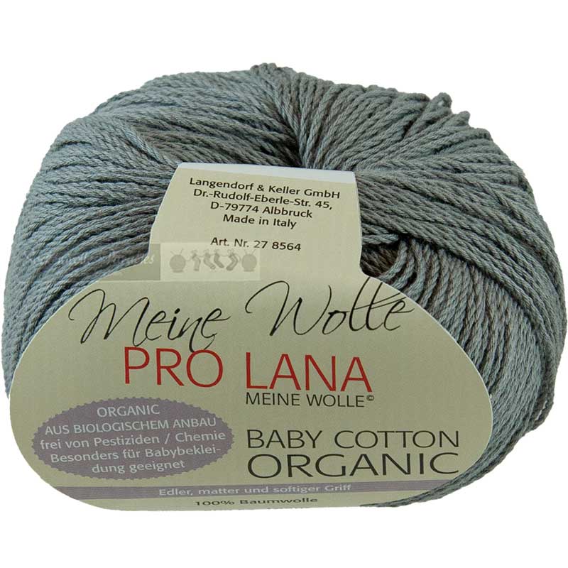 Pro Lana Baby cotton organic Farbe 95 grau