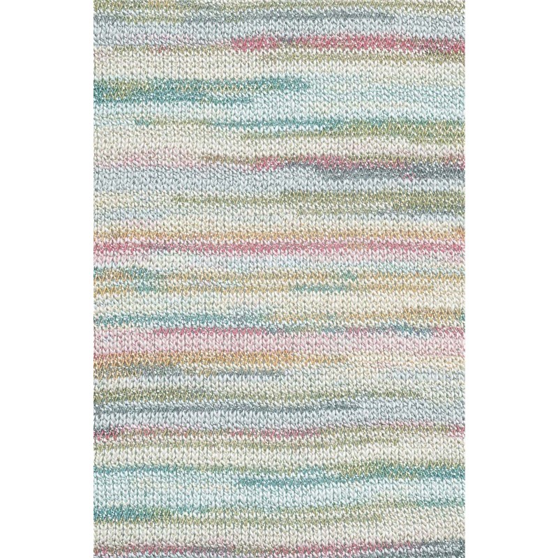 Lang Yarns Fiesta Farbe 1 aqua-rosa-grau-gelb