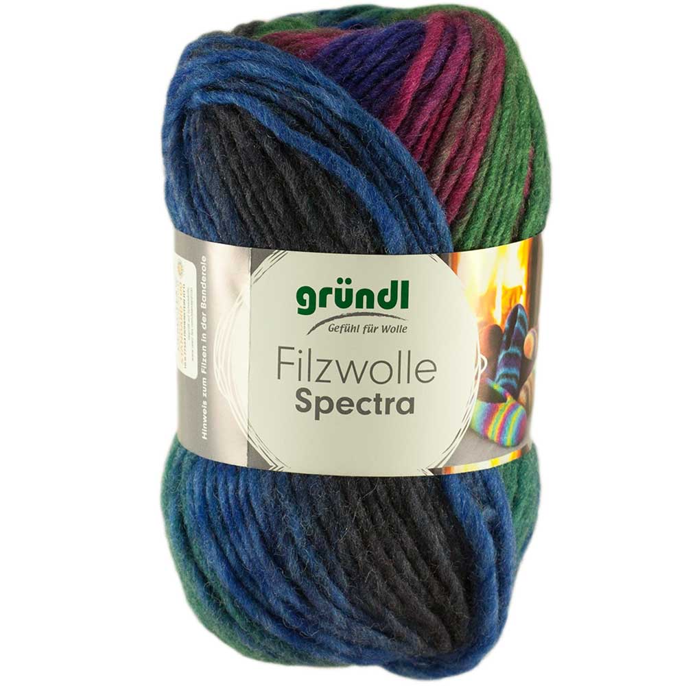 Gruendl Filzwolle Spectra 100g Fb. 08 mystery