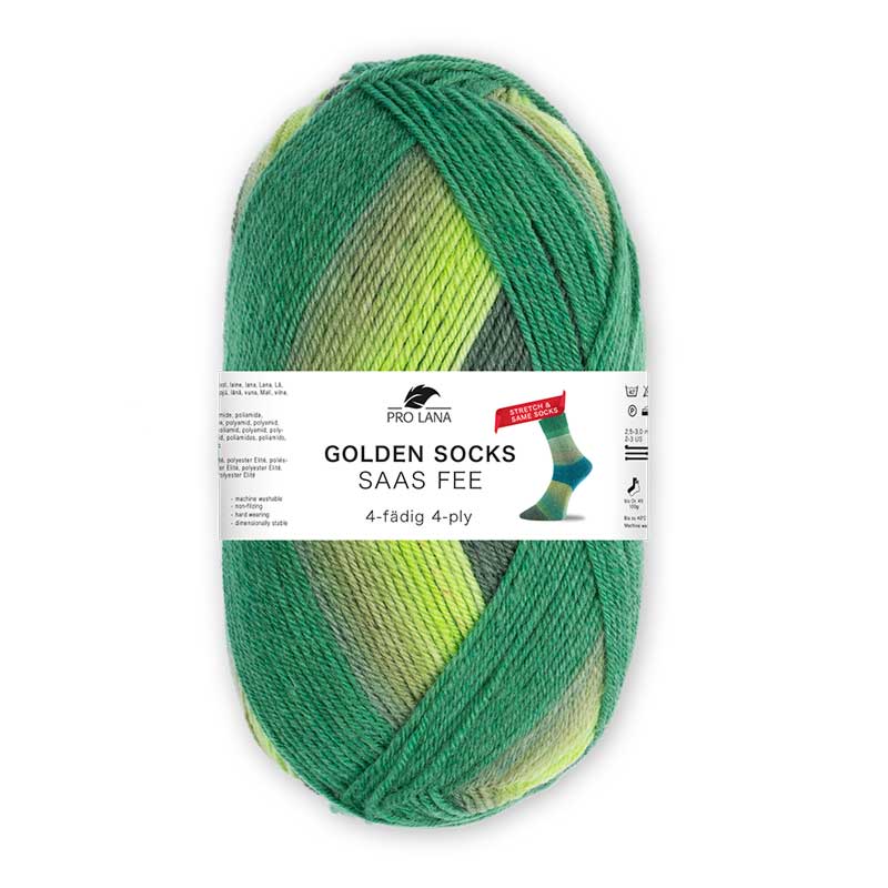 Golden Socks Stretch Saas Fee Farbe 433-01
