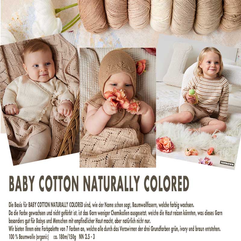 Lang Yarns Punto 38 Baby Cotton Naturally Colored