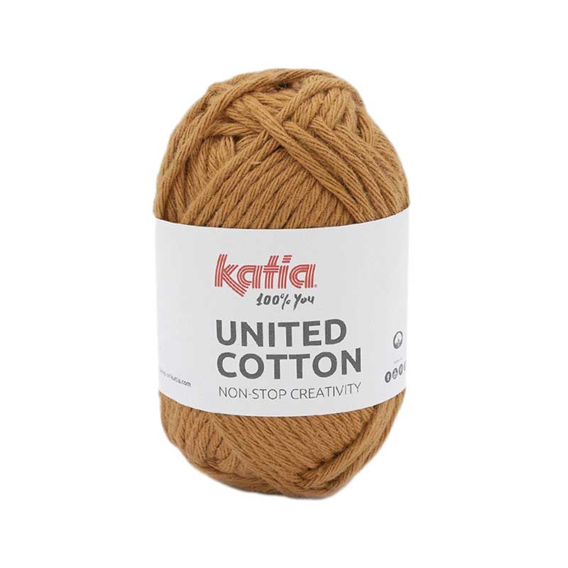 Katia United Cotton Farbe 30 kupferbraun
