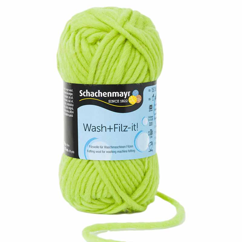 Schachenmayr Wash+Filz-it! Farbe 36 zitronat