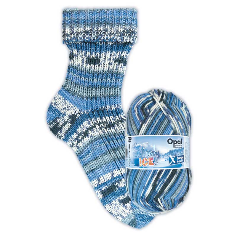 Opal XLarge Frosty Ice - gefrorener Bergsee (11352) 8-fach