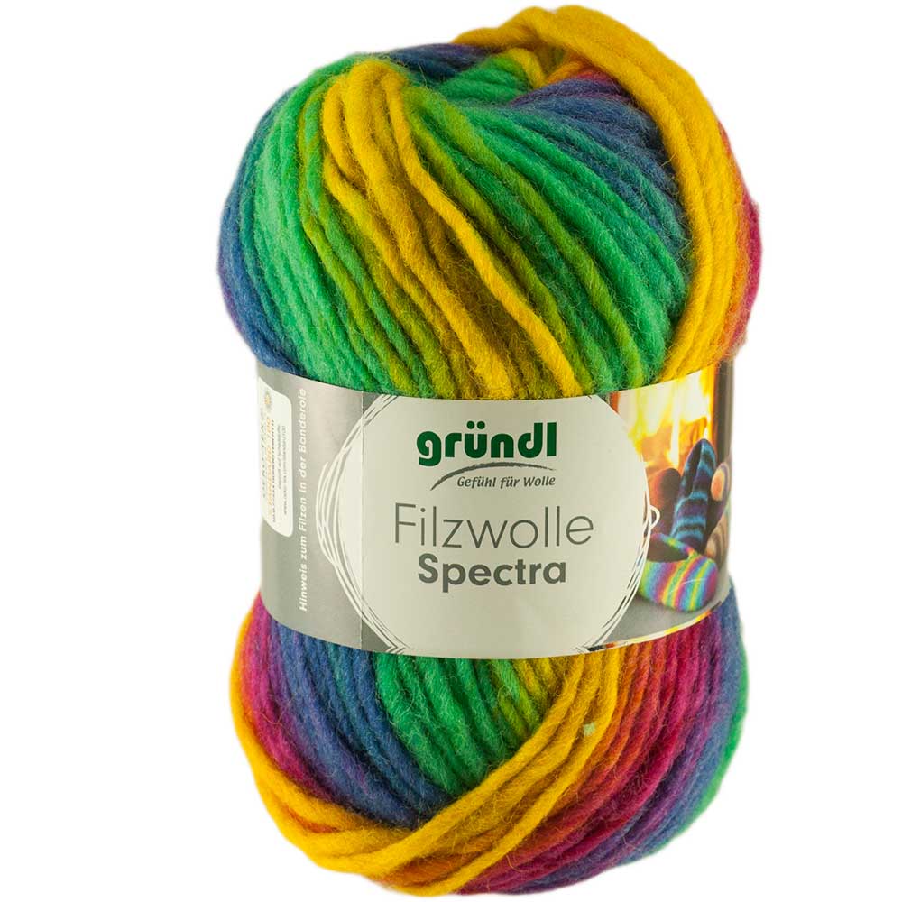 Gruendl Filzwolle Spectra 100g Fb. 05 carnival