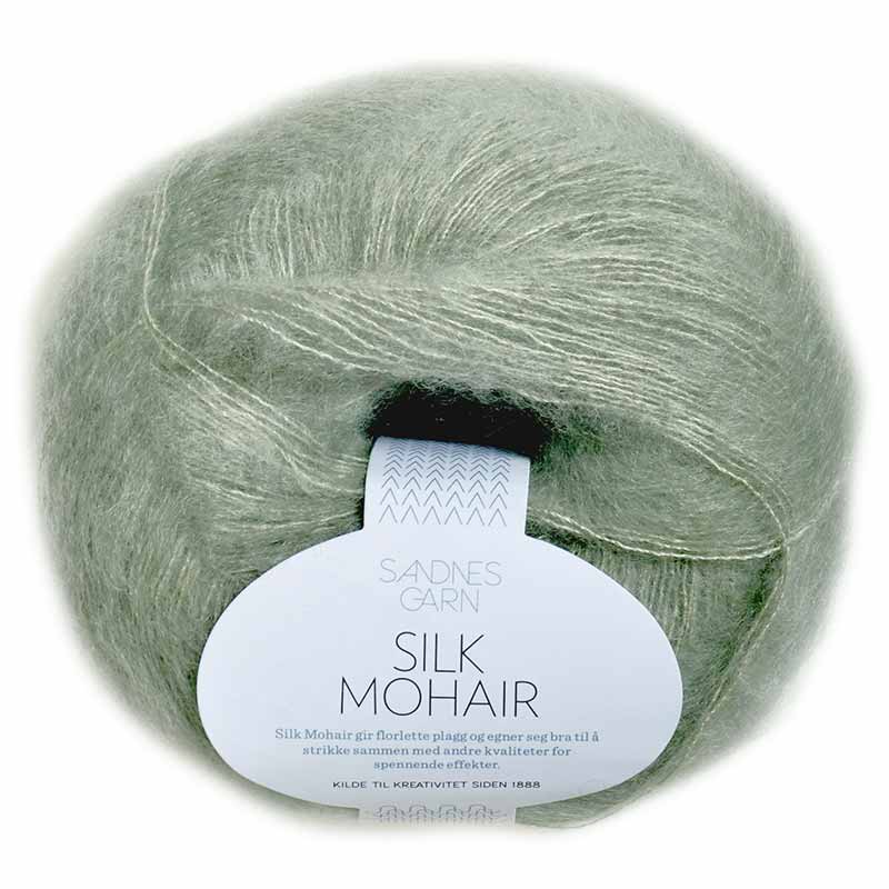 Sandnes Silk Mohair 8521 staubiges gruen
