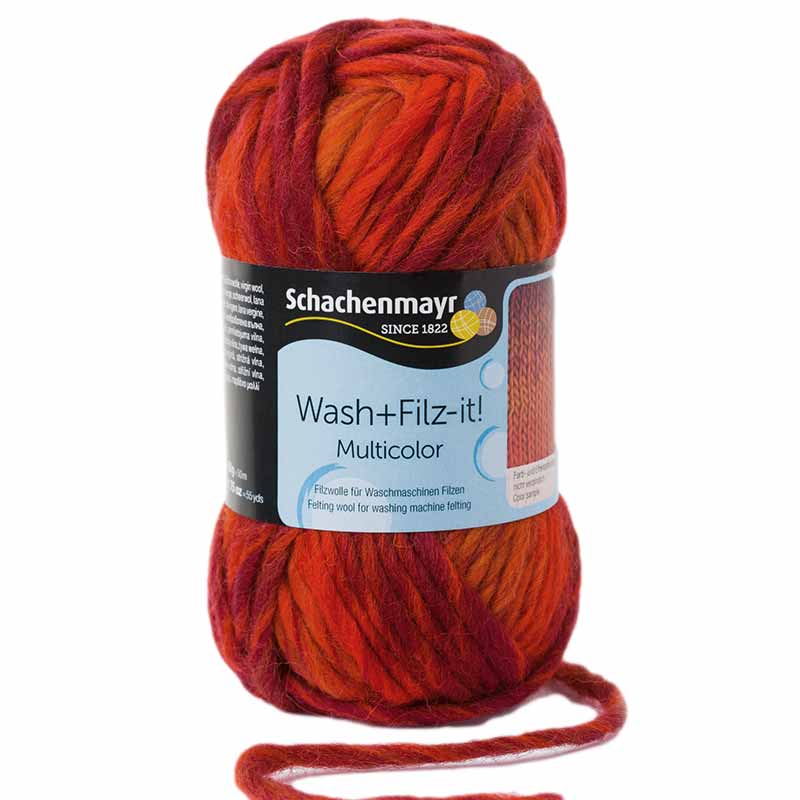 Schachenmayr Wash+Filz-it! Multicolor 205 romance color