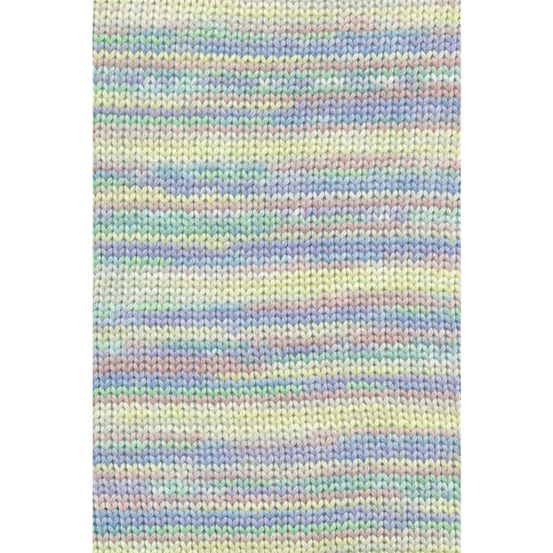 Lang Yarns Lisboa Farbe 6 gelb-blau-grün-violett