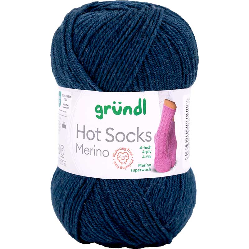 Gruendl Hot Socks Merino Farbe 21 nachtblau