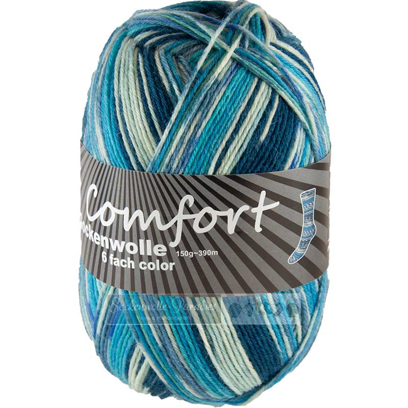 Comfort Sockenwolle Variety 6-fach Farbe 634-08