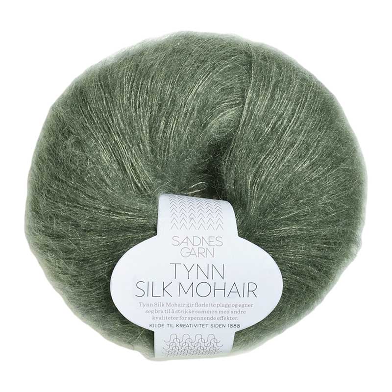 Sandnes Tynn Silk Mohair 9071 staub-olivgruen