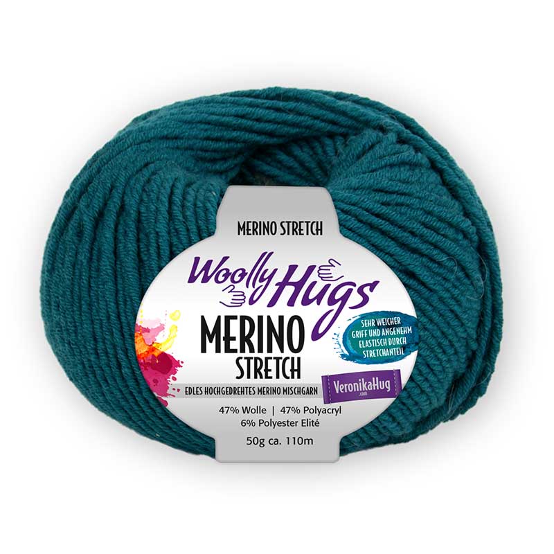 Woolly Hugs Merino Stretch smaragd 166