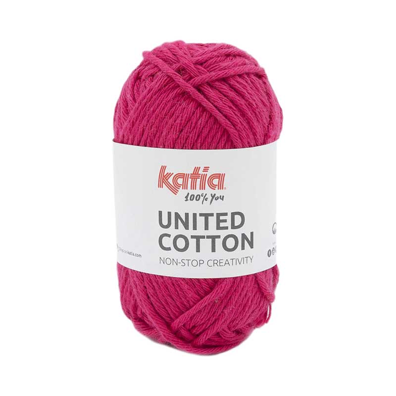 Katia United Cotton Farbe 25 dunkelfuchsia