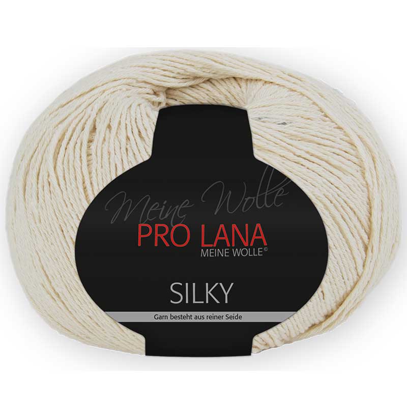 Pro Lana Silky Farbe 02 rohweiss