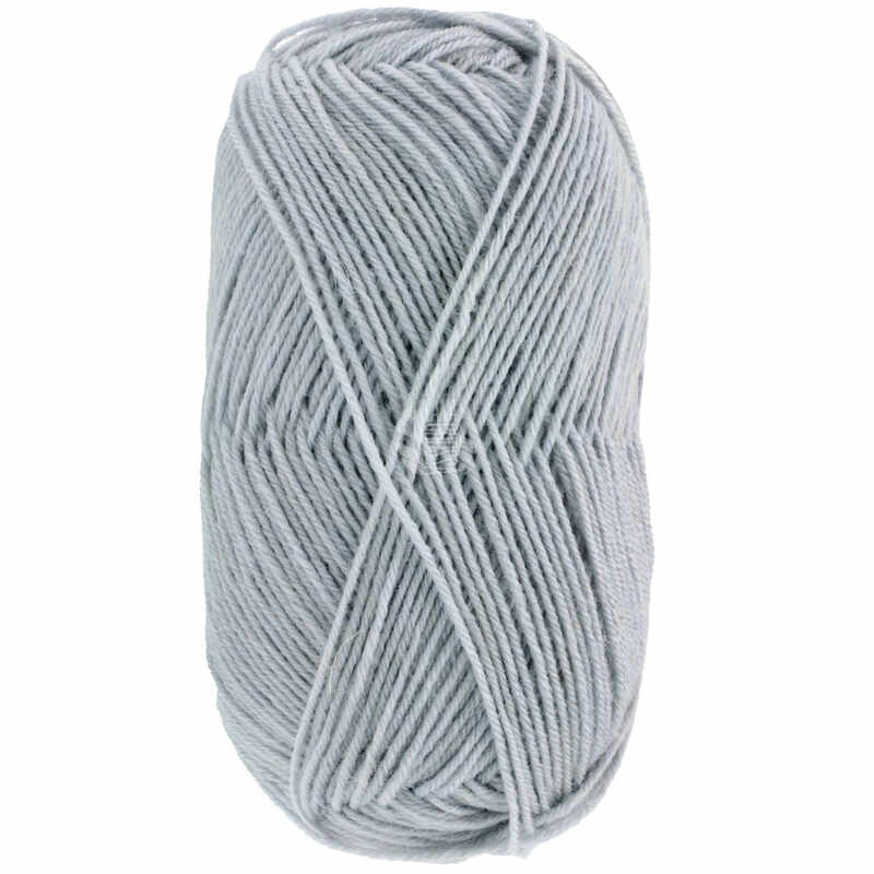 Lana Grossa Meilenweit 50 Uni Farbe 1416 Blaugrau