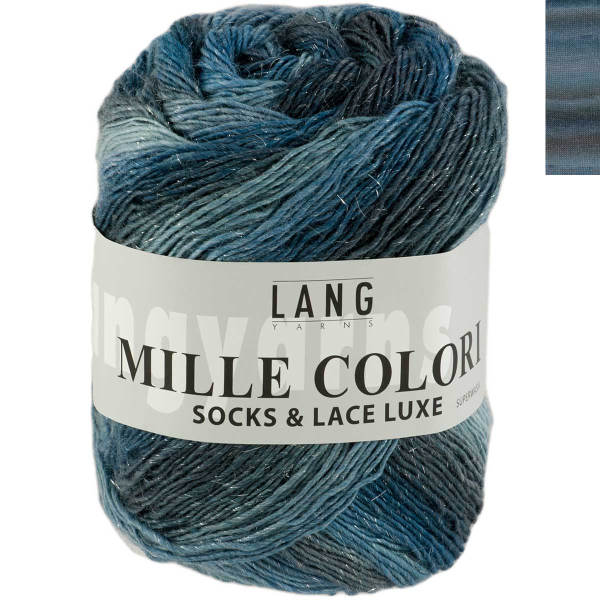 Lang Yarns Mille Colori Socks & Lace Luxe Farbe 78