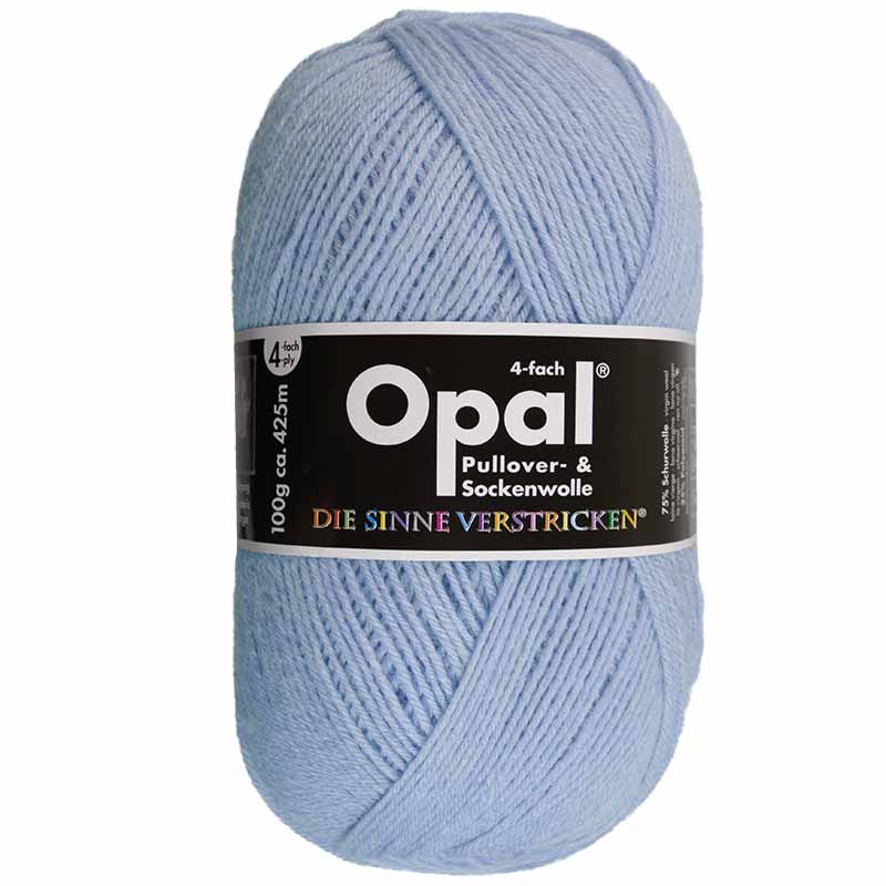 Opal Uni 4-fach 9932 himmelblau