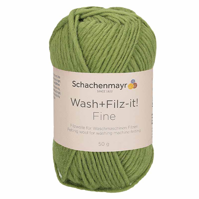 Schachenmayr Wash+Filz-it! Fine Farbe 117 olive