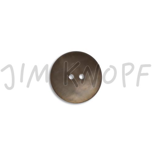 Jim Knopf Agoya Knopf 23mm Farbe grau-braun 15