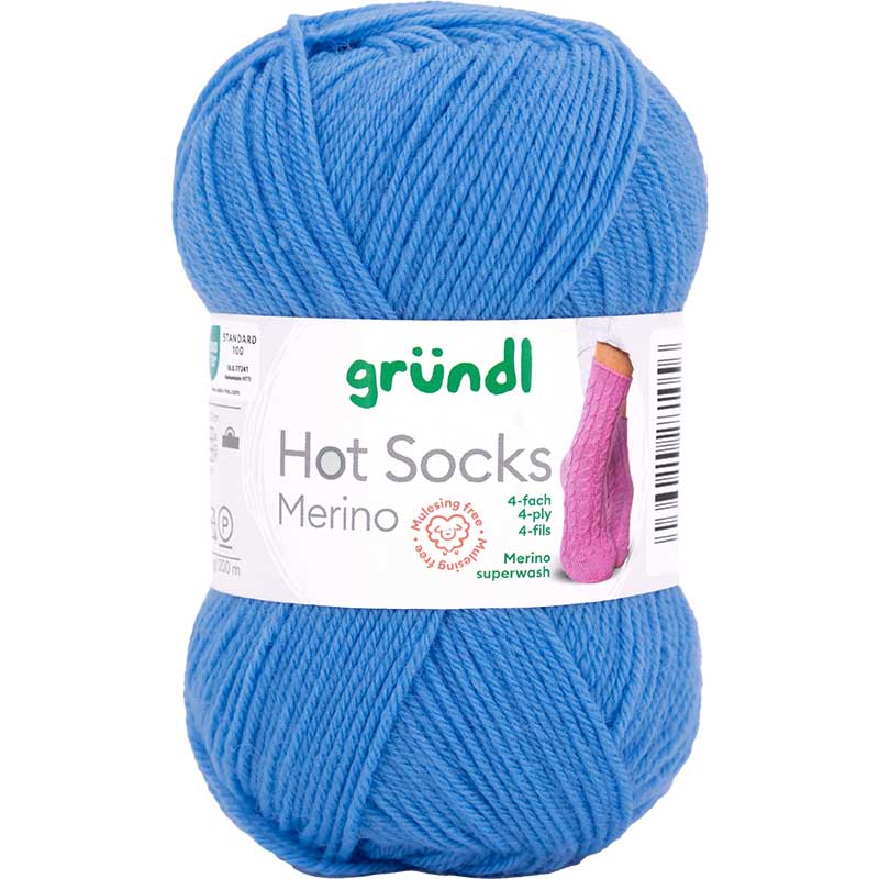 Gruendl Hot Socks Merino Farbe 19 azur