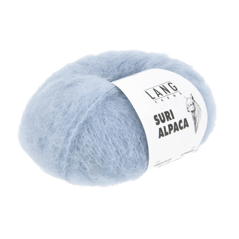 Lang Yarns Suri Alpaca Farbe 121 himmelblau
